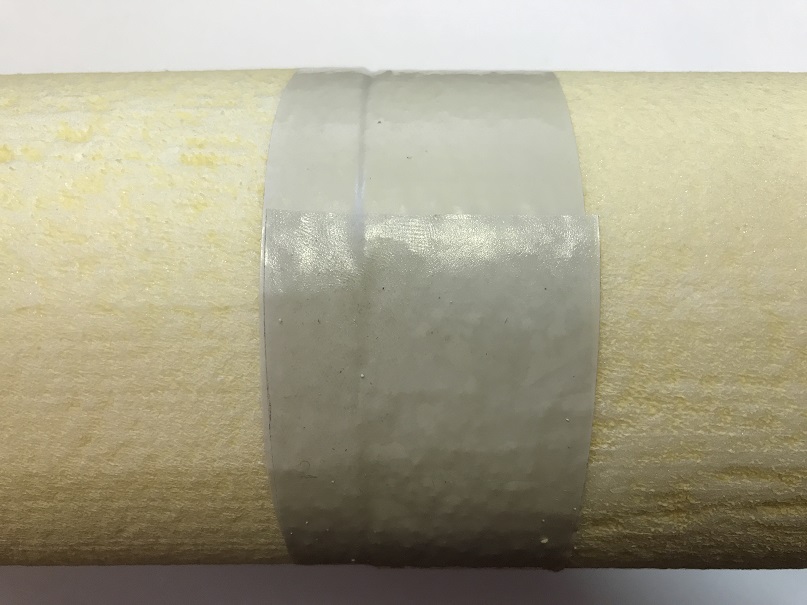 Герметизация шва цилиндров Foampipe при помощи ленты K-FLEX PVC