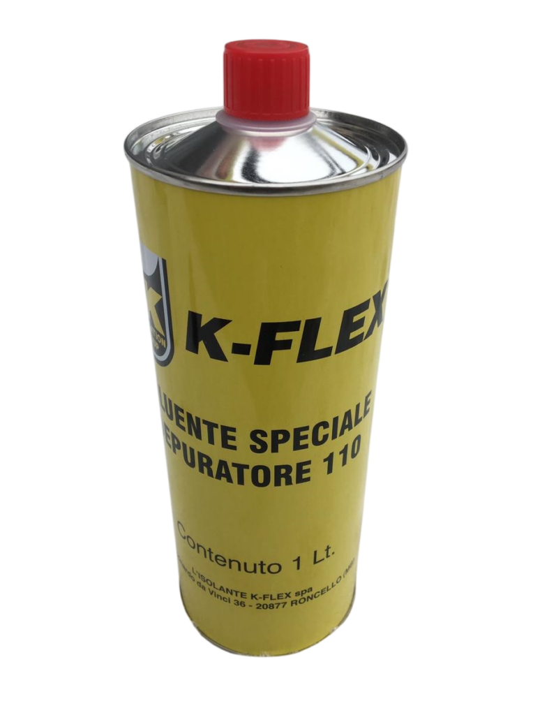 Очиститель K-FLEX представляет собой смесь органических очистителей предназначенный для добавления клеевых составов К-Флекс, очистки склеиваемых поверхностей, инструментов и кистей после работы с ними.