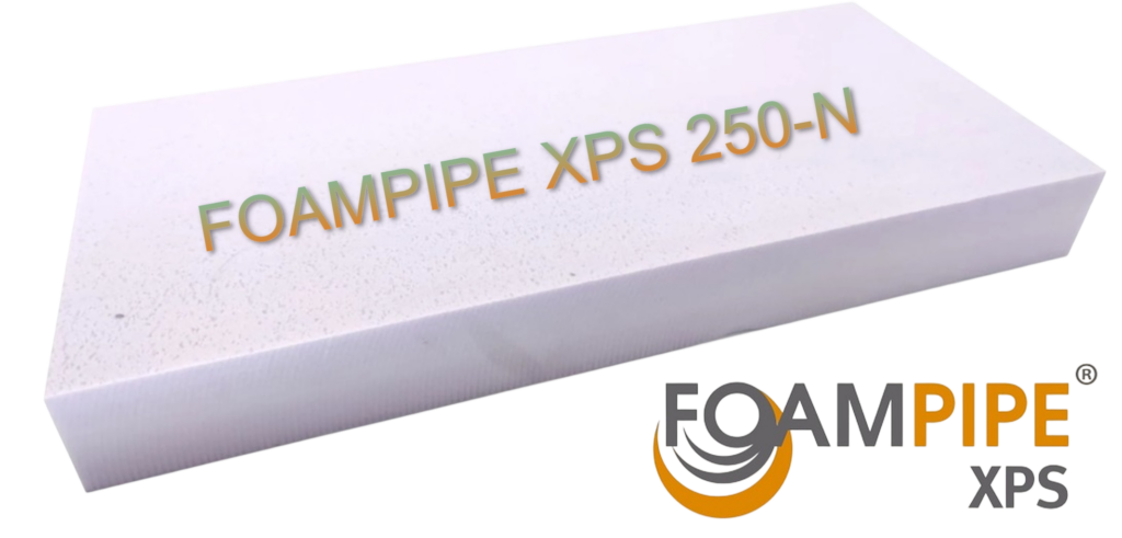 Плиты "Foampipe XPS 250-N" с прямой кромкой.