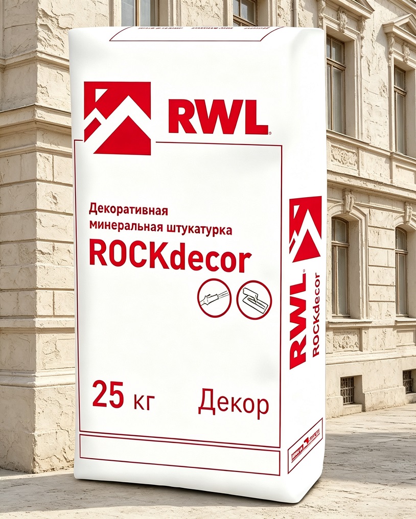 Декоративная минеральная штукатурка ROCKdecor D и S на цементно-известковой основе предназначена для создания декоративного отделочного слоя на поверхностях фасадов зданий в системе теплоизоляции ROCKFASADE. Декоративная минеральная штукатурка ROCKdecor S, в процессе нанесения образует «камешковую» поверхность, имеет размер зерна 1,5; 2,0; или 3,0 мм.